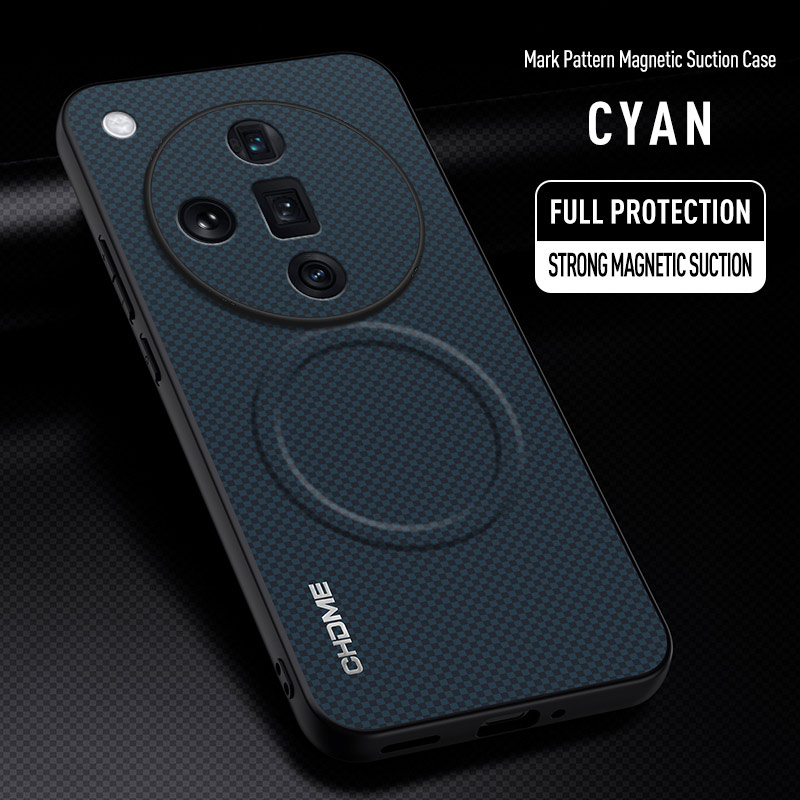 Luxury Business Phone Case for OPPO Find X7 5G, Magnetic Leather All-inclusive Back Cover