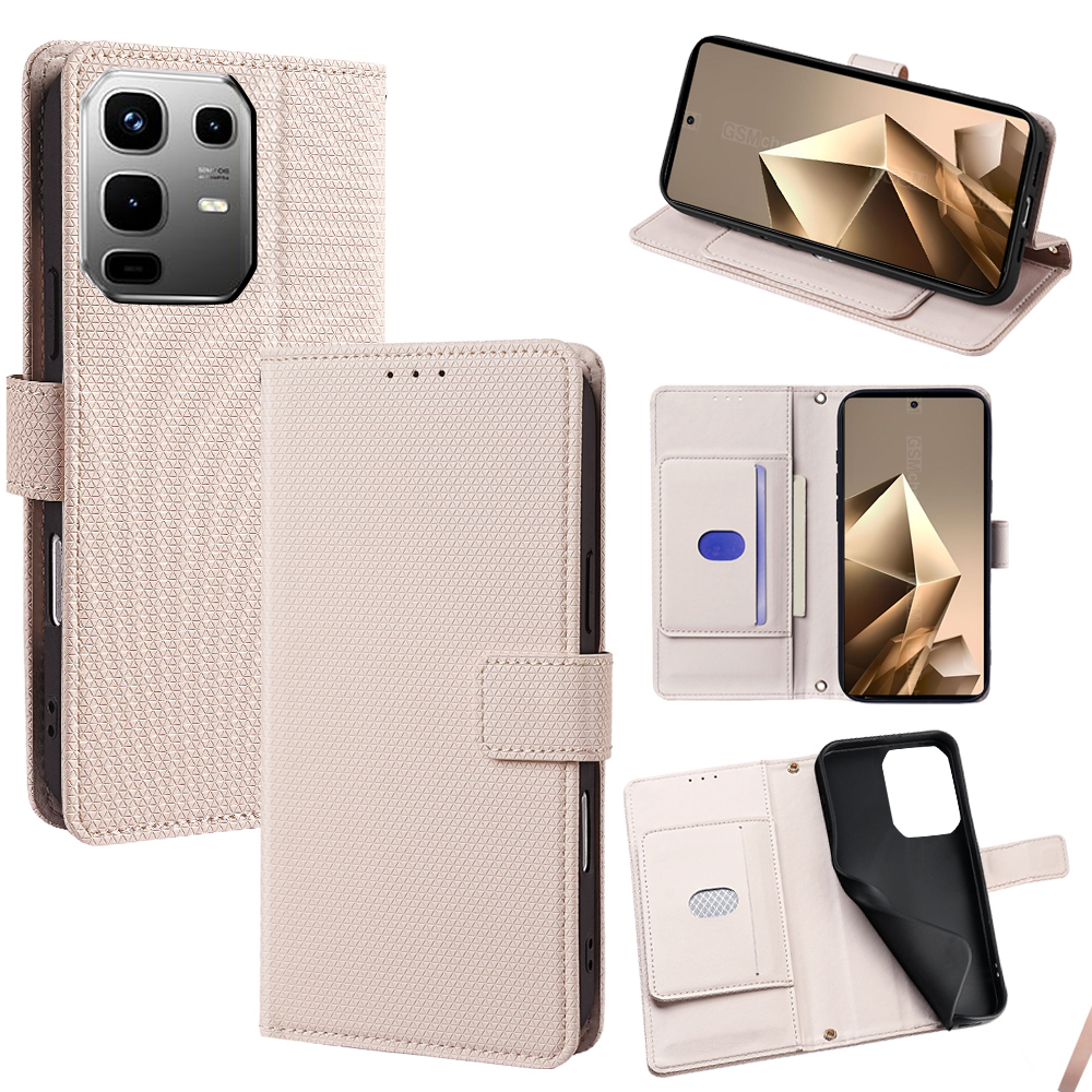Flip Cover for Infinix Note 50 Pro 4G PU Leather Phone Case Durable Wallet Magnetic Flip Leather Cover