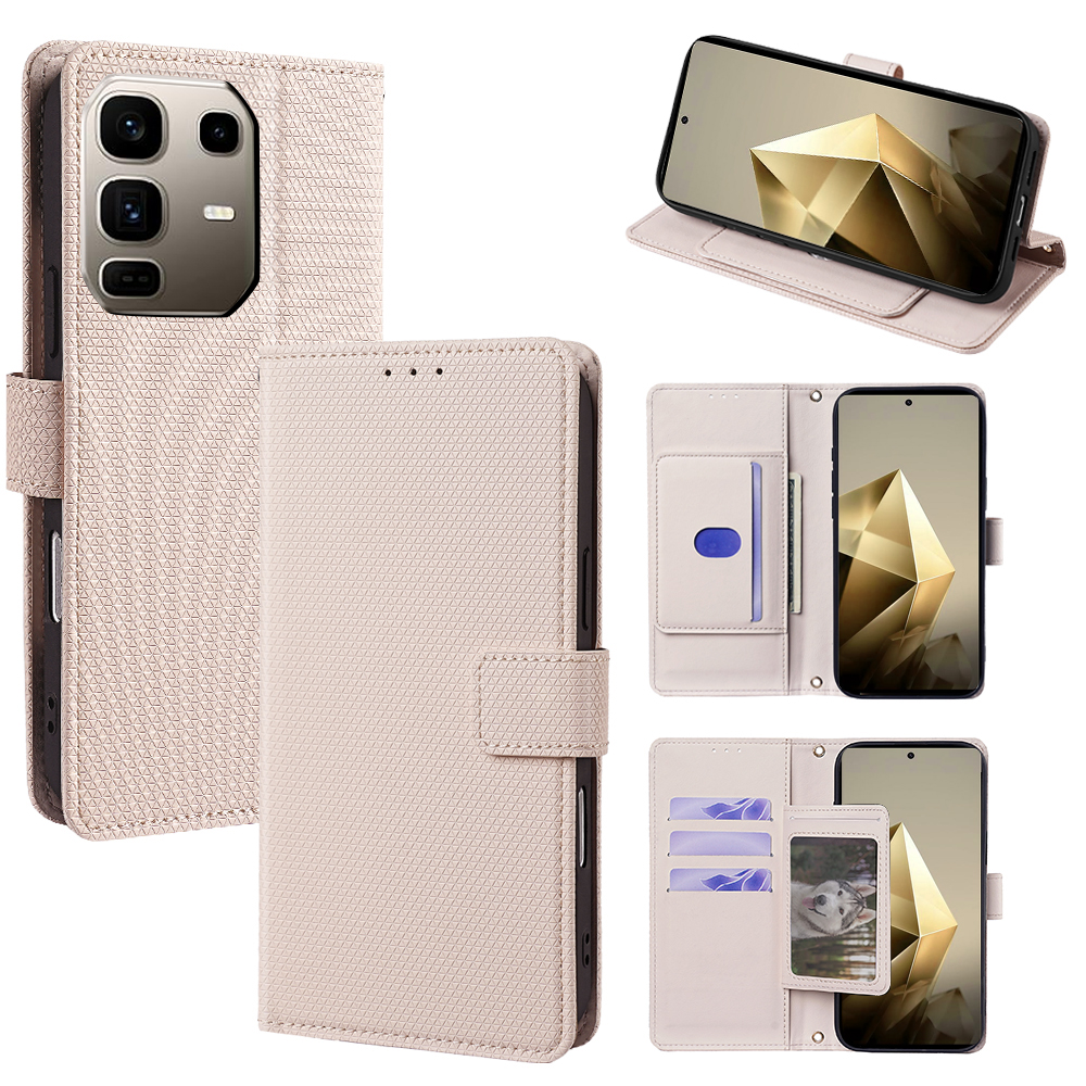 Flip Cover for Infinix Note 50 Pro+/Plus 5G PU Leather Phone Case Durable Wallet Magnetic Flip Leather Cover