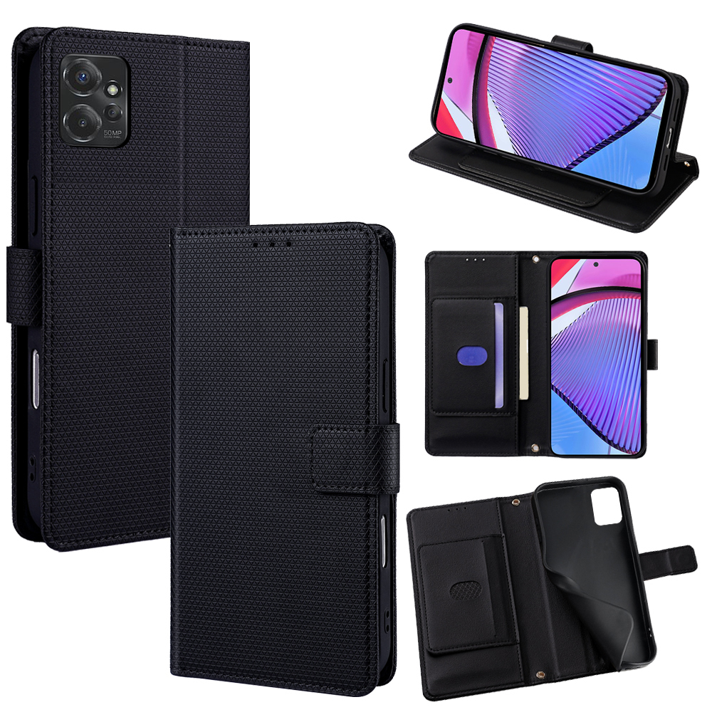 Flip Cover for Motorola Moto G Power (2023) 5G PU Leather Phone Case Durable Wallet Magnetic Flip Leather Cover