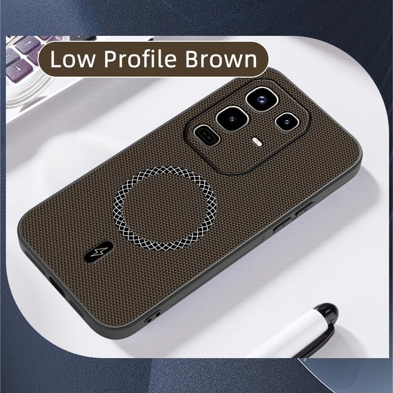 Luxury 3D Texture Phone Case for Infinix Note 50 Pro 4G 50 4G [Built-in Magnetic Ring] Wireless Charging Cover
