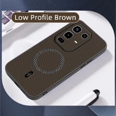 Luxury 3D Texture Phone Case for Infinix Note 50 Pro 4G 50 4G [Built-in Magnetic Ring] Wireless Charging Cover