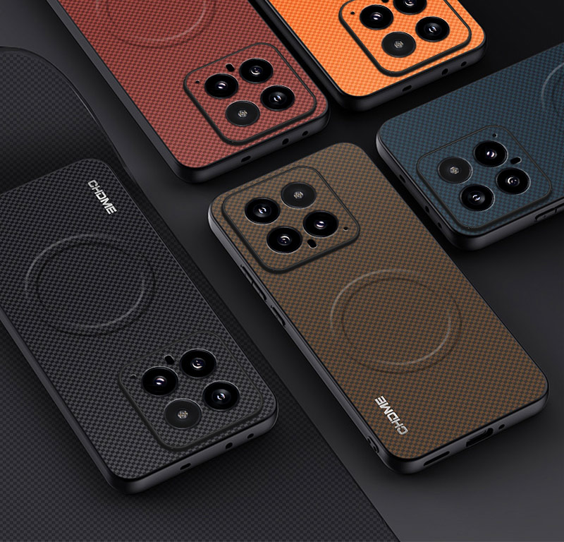 Luxury Business Phone Case for Xiaomi 14 5G, Magnetic Leather All-inclusive Back Cover