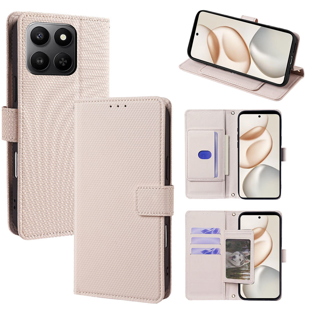 Flip Cover for Honor X7D 4G PU Leather Phone Case Durable Wallet Magnetic Flip Leather Cover