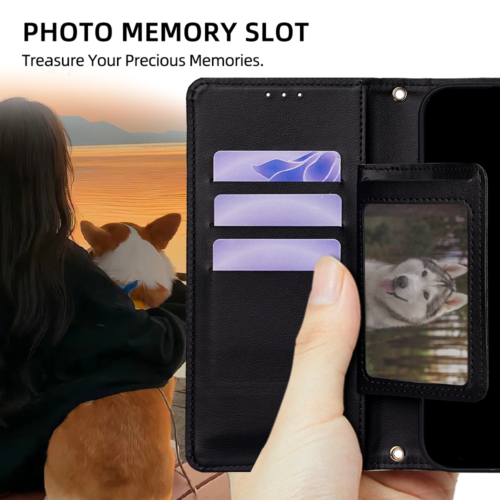 Flip Cover for Xiaomi Redmi Note 15 Pro 4G PU Leather Phone Case Durable Wallet Magnetic Flip Leather Cover