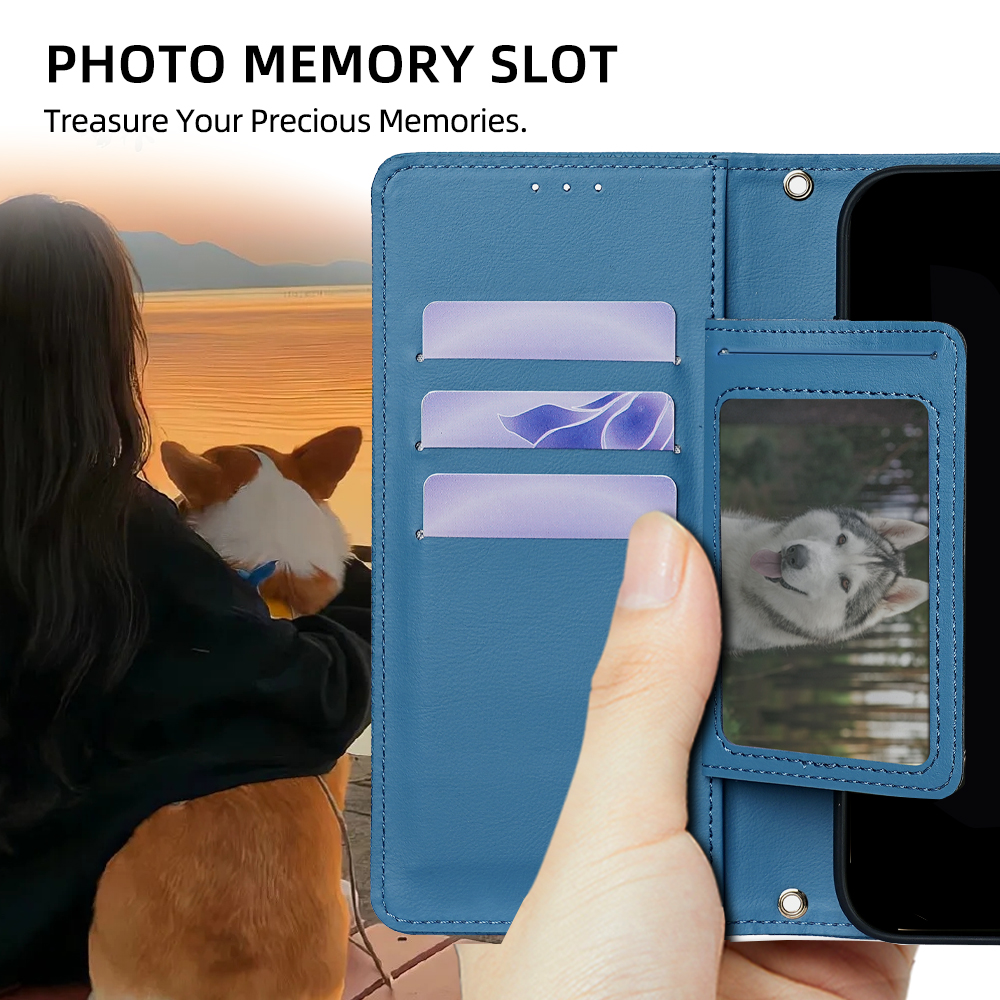 Flip Cover for Google Pixel 9 Pro 5G/ Google Pixel 9 5G PU Leather Phone Case Durable Wallet Magnetic Flip Leather Cover