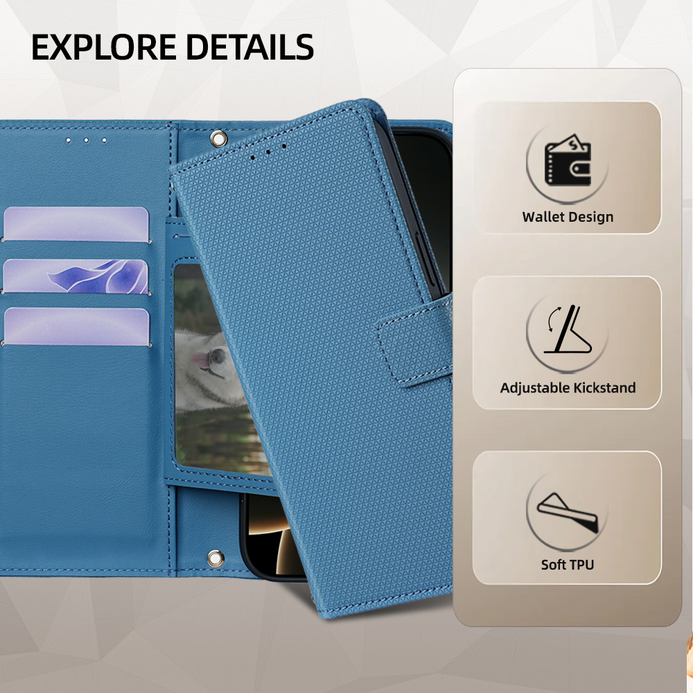 Flip Cover for Google Pixel 9 Pro 5G/ Google Pixel 9 5G PU Leather Phone Case Durable Wallet Magnetic Flip Leather Cover
