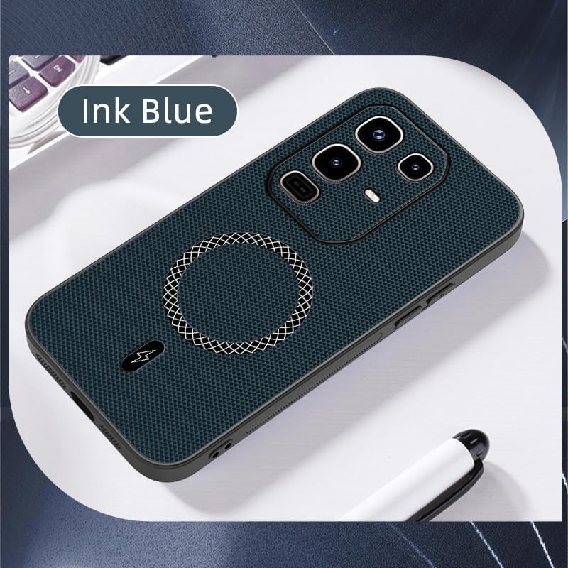 Luxury 3D Texture Phone Case for Infinix Note 50 Pro 4G 50 4G [Built-in Magnetic Ring] Wireless Charging Cover