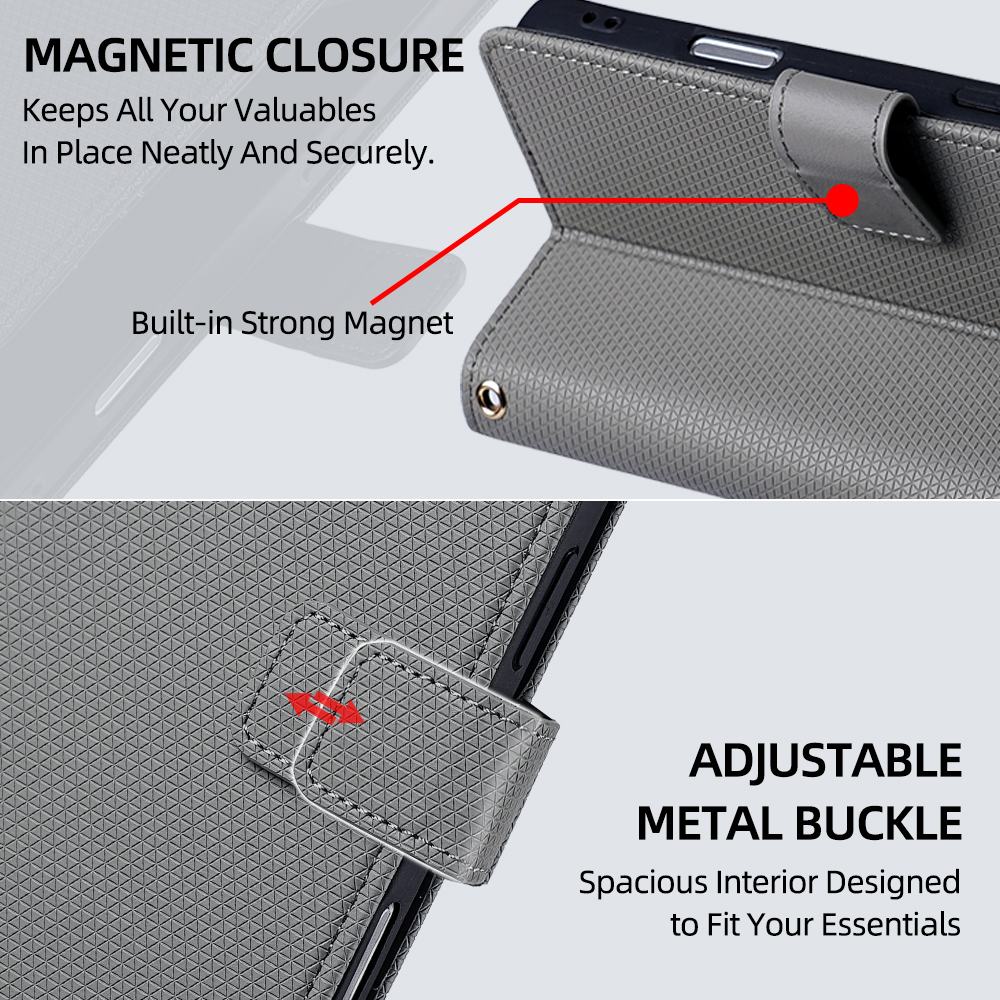 Flip Cover for Honor X7D 4G PU Leather Phone Case Durable Wallet Magnetic Flip Leather Cover