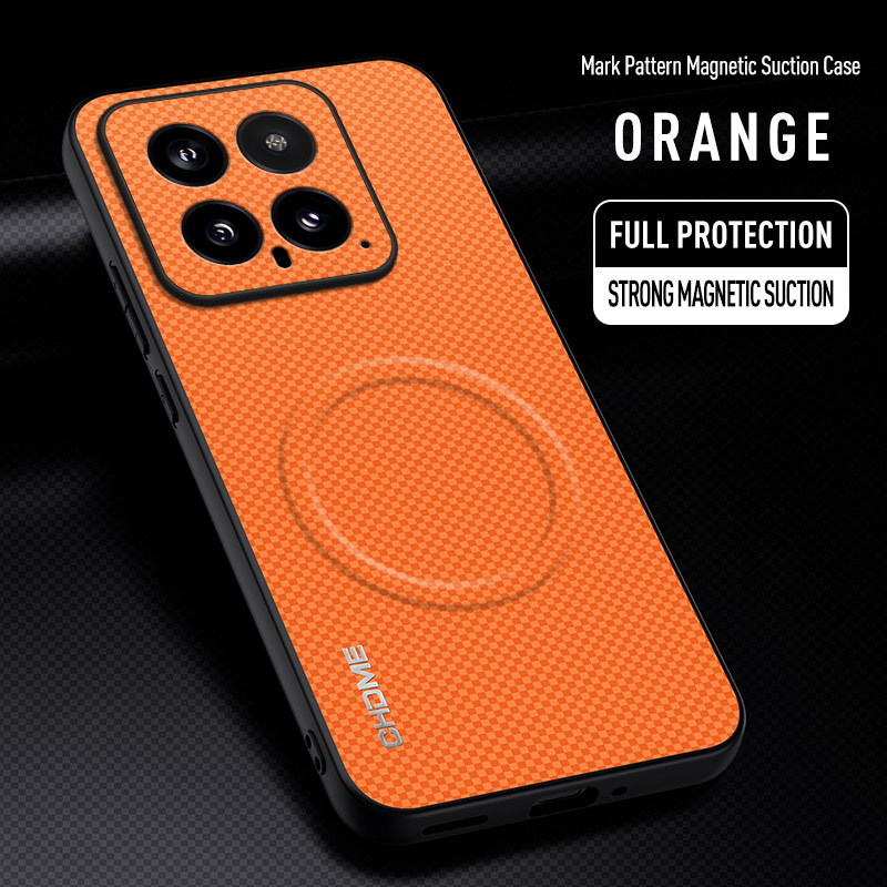 Luxury Business Phone Case for Xiaomi 14 5G, Magnetic Leather All-inclusive Back Cover