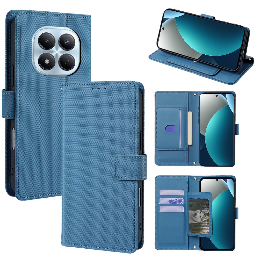 Flip Cover for Xiaomi Redmi Note 15 Pro 4G PU Leather Phone Case Durable Wallet Magnetic Flip Leather Cover