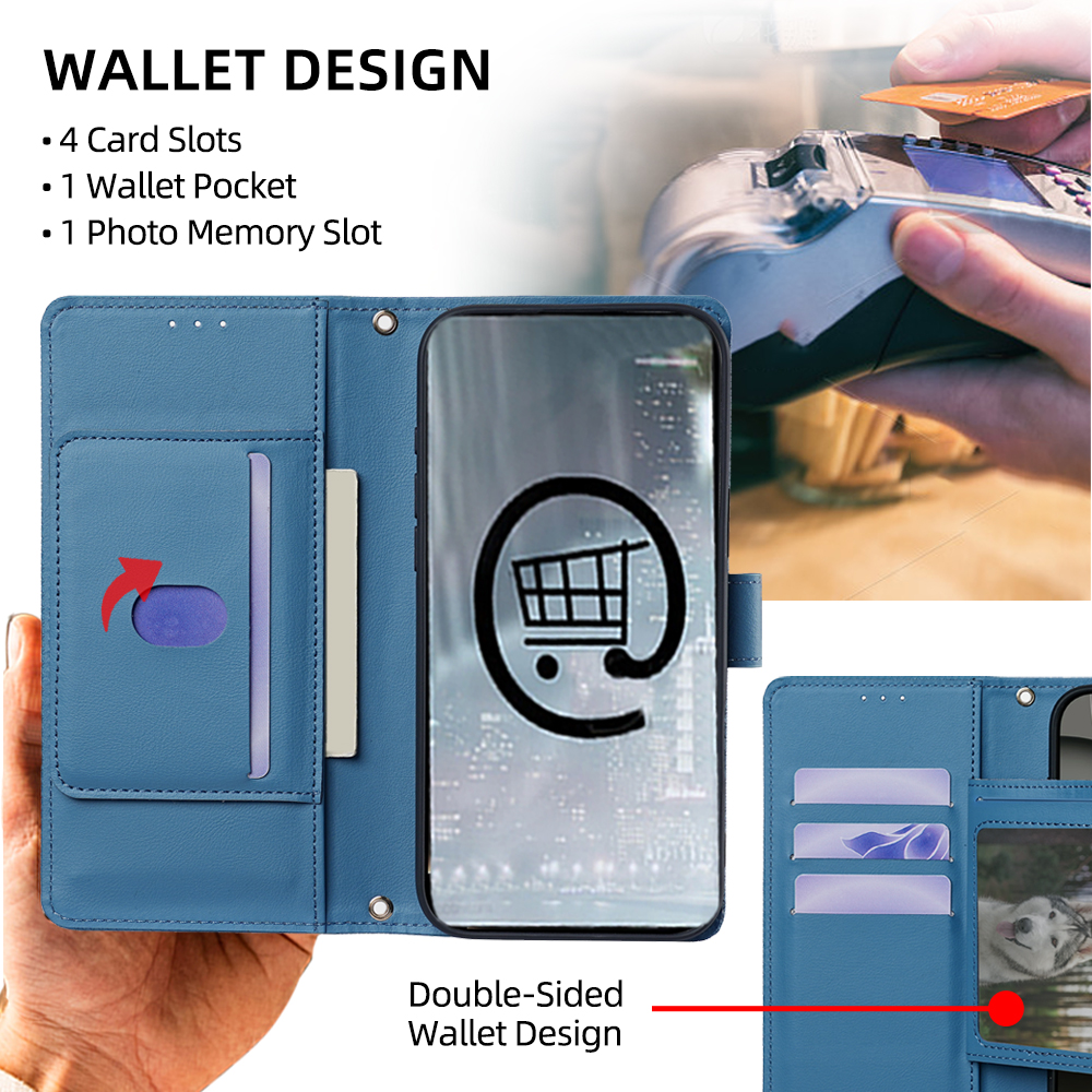 Flip Cover for Google Pixel 9 Pro 5G/ Google Pixel 9 5G PU Leather Phone Case Durable Wallet Magnetic Flip Leather Cover