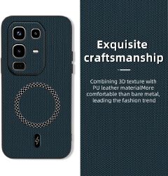 Luxury 3D Texture Phone Case for Infinix Note 50 Pro 4G 50 4G [Built-in Magnetic Ring] Wireless Charging Cover