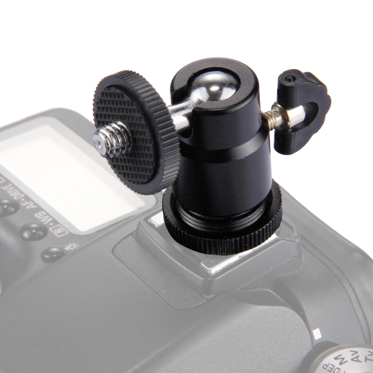 Hot Shoe Tripod Head Screw Mount for DSLR Camera