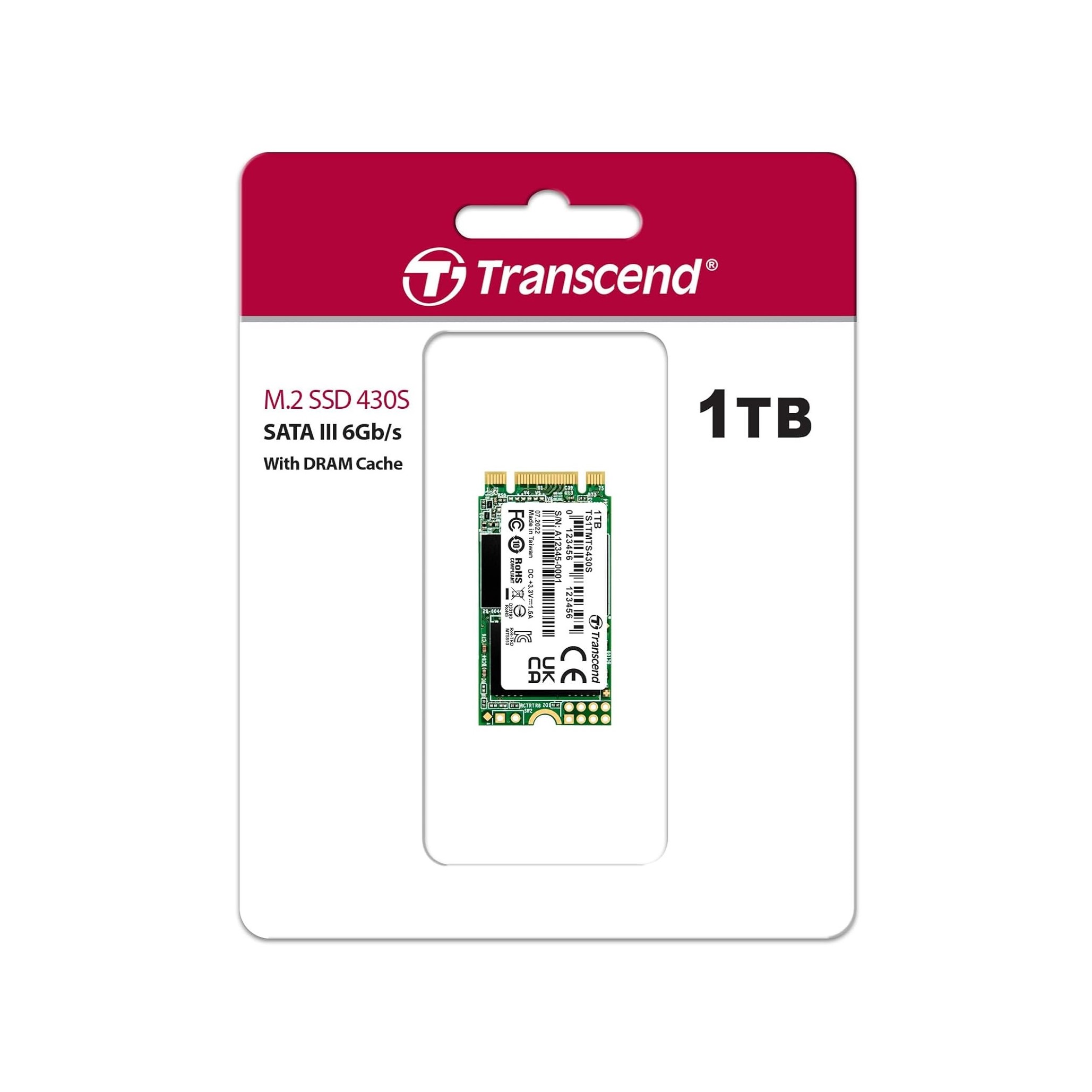 Transcend M.2 2242 SATA SSD Drive