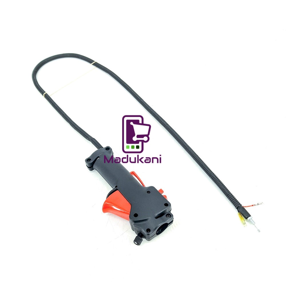 Throttle Handle with Cables for Backpack Brushcutter Grass Trimmer