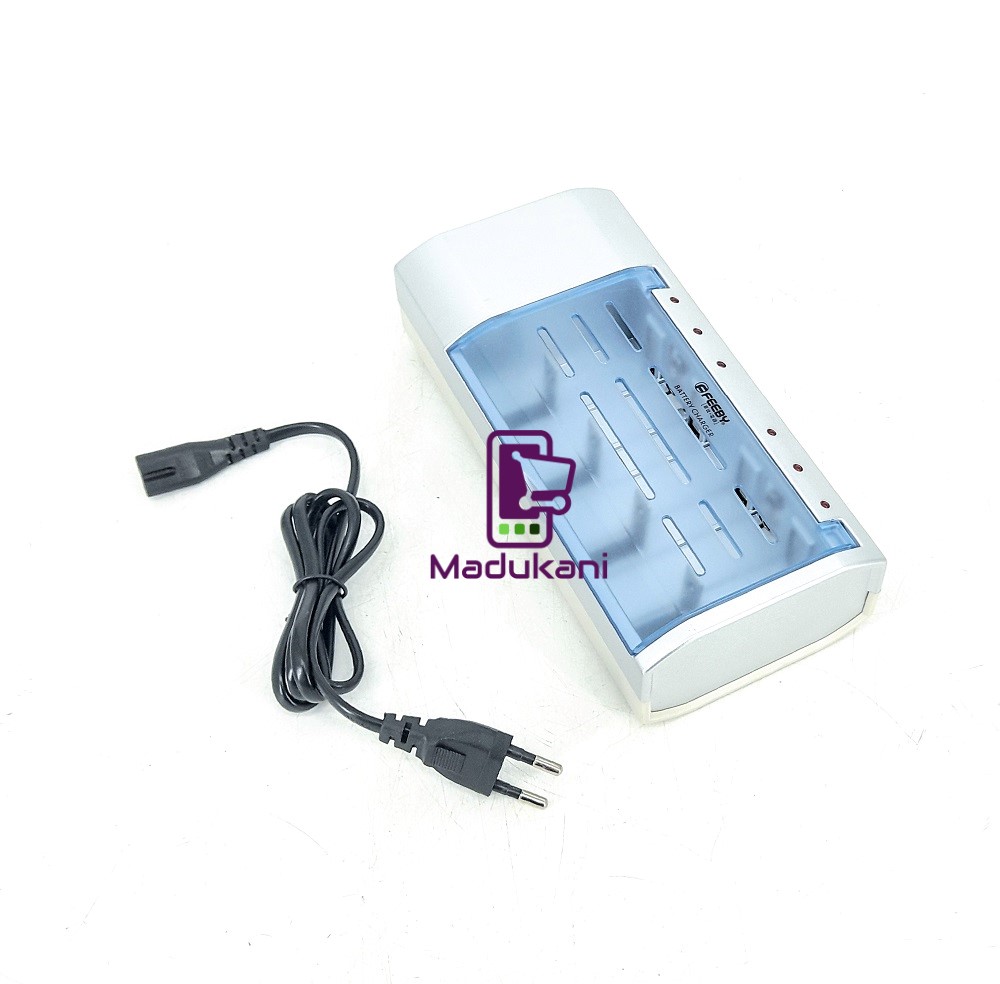 Universal Simultaneous Charger for Rechargeable Batteries  AA, AAA, C, D, 9V