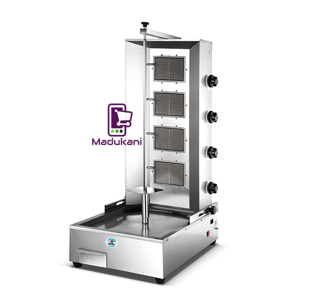 4 Burners Commercial Gas Shawarma Doner Kebab Machine