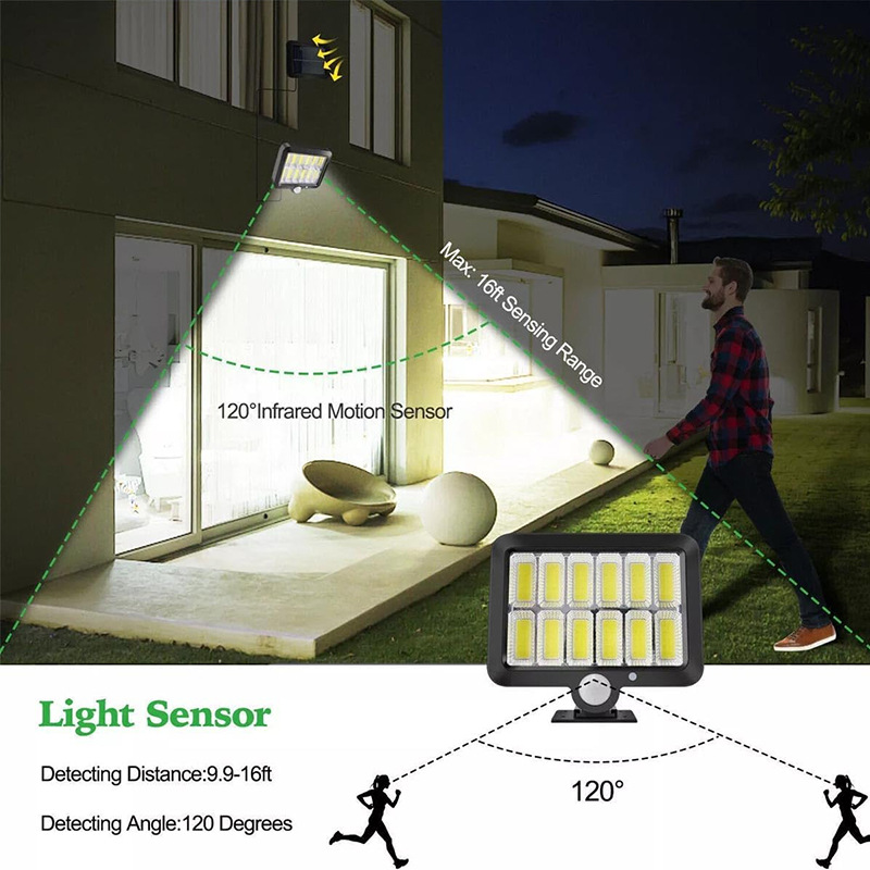 1PC Outdoor Wall Light Solar Split Led Induction Separation Indoor Garden Garage Light Outdoor Wall Light Porch & Patio Lights