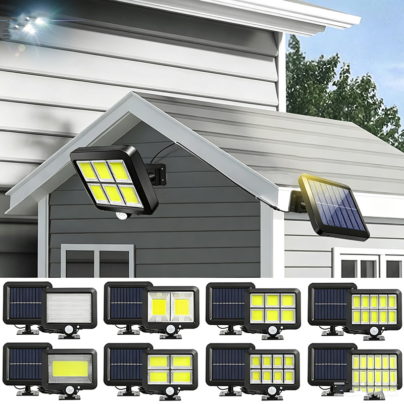 1PC Outdoor Wall Light Solar Split Led Induction Separation Indoor Garden Garage Light Outdoor Wall Light Porch & Patio Lights