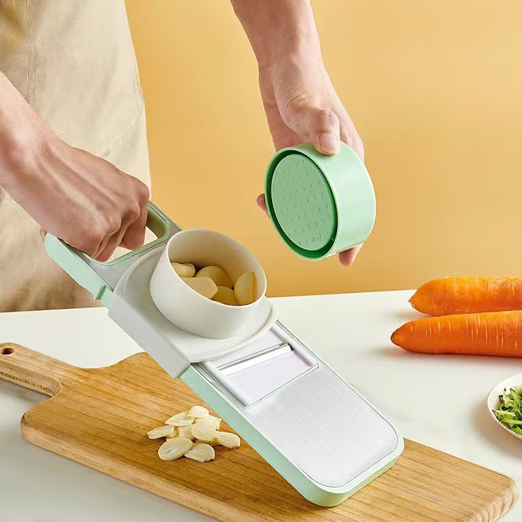 Set of 7PCS Veggie Slicer Kitchen Multi-Functional Vegetable Cutter Potato Dicing Slicer Cucumber Grater Household Multi-Functional Vegetable Cutting Artifact