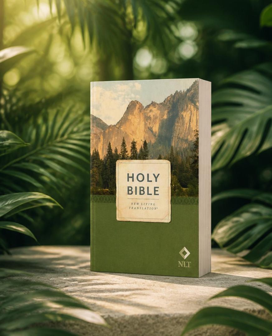 New Living Translation 

Holy Bible, Economy Outreach Edition, NLT (Softcover, Green)