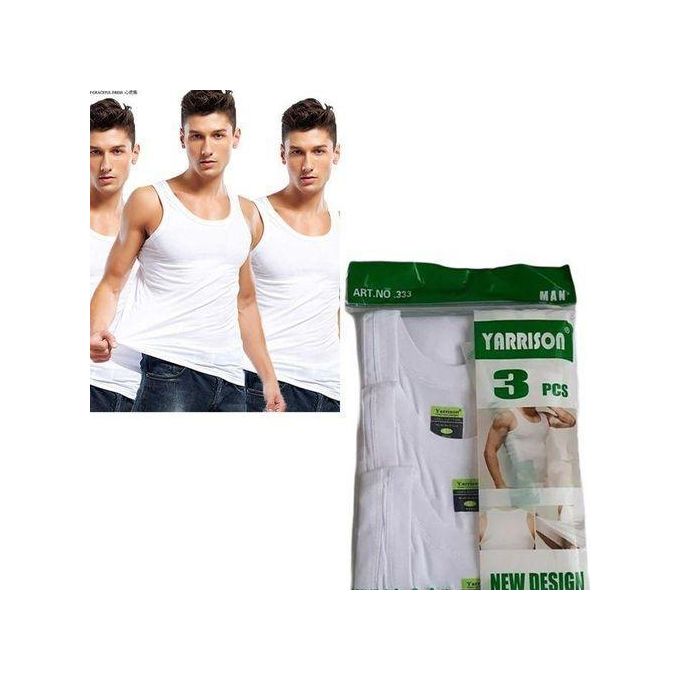 Yarrison Men’s Vests (Premium Cotton, Strong & Comfortable) Upgrade your everyday essentials with the Yarrison Men’s Vests 3pcs Set, crafted from high-quality cotton for unmatched comfort