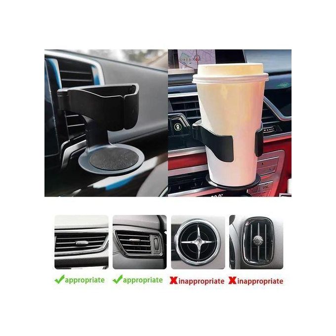Car Cup Holder, Car Air Vent Cup Bottle Mount, Adjustable Car Air Conditioner Vent Drink Holder, Water Bottle Holder, Drink Stand