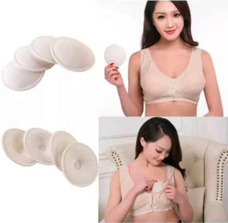 Reusable Ultra-Soft Cotton Nursing Pads – Leakproof Breastfeeding Pads, Washable & Comfortable