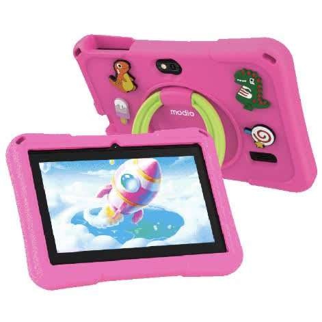 LIMITED OFFER!! MODIO M68 4G KID'S TABLET: | 7 Inch IPS HD Screen | 6GB RAM+128GB ROM | 3000mAh Battery | 5.0MP Rear & 2.0MP Selfie Camera | Android 11 | Wi-Fi Only | Bluetooth | Type-C | - Tablets