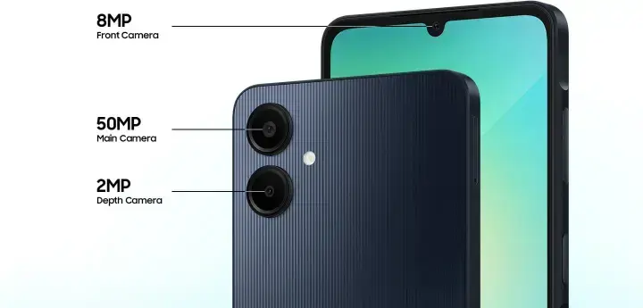 KILIMALL ANNIVERSARY DEALS!!Samsung Galaxy A06 64GB/128GB+4GB MTK Helio G85 (12nm) 50MP Dual Camera 6.7" Display 5000mAh 25W Type-C Charge Android 14 Smart Phones Samsung a06, ao6 samsung a06 galaxy