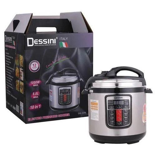 KILIMALL ANNIVESARY DEALS OFFER!! Dessini 6L Electric Pressure Cooker: | 1000W | Stainless Steel | 8 Pre-Programmed Modes | LED Display | Non-Stick Coating | Cool-Touch Handles  Pressure Cookers