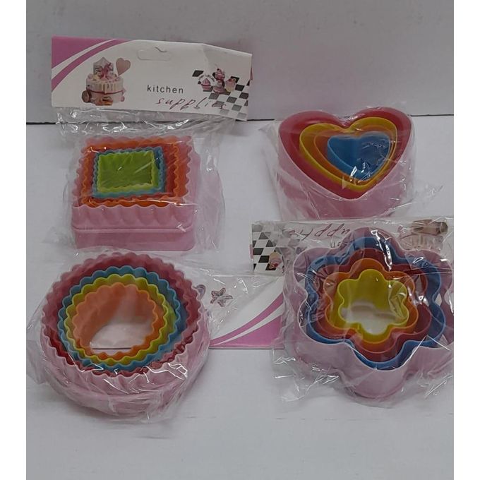 Cookie Cutter Shaper Plastic Baking Mold for Fun Creative Cookies and Pastries