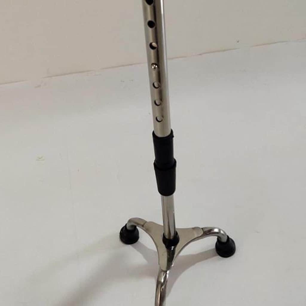 Adjustable Tripod Walking Stick – Stable 3-Leg Walking Cane for Elderly Support Foldable Height Adjustable Mobility Aid