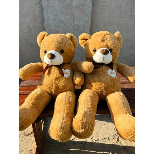Giant brown Teddy Bear Plush Toy Soft Cuddly Stuffed Animal Large Size Hugging Gift for Kids Girls Birthday Valentine Gift Home Decor