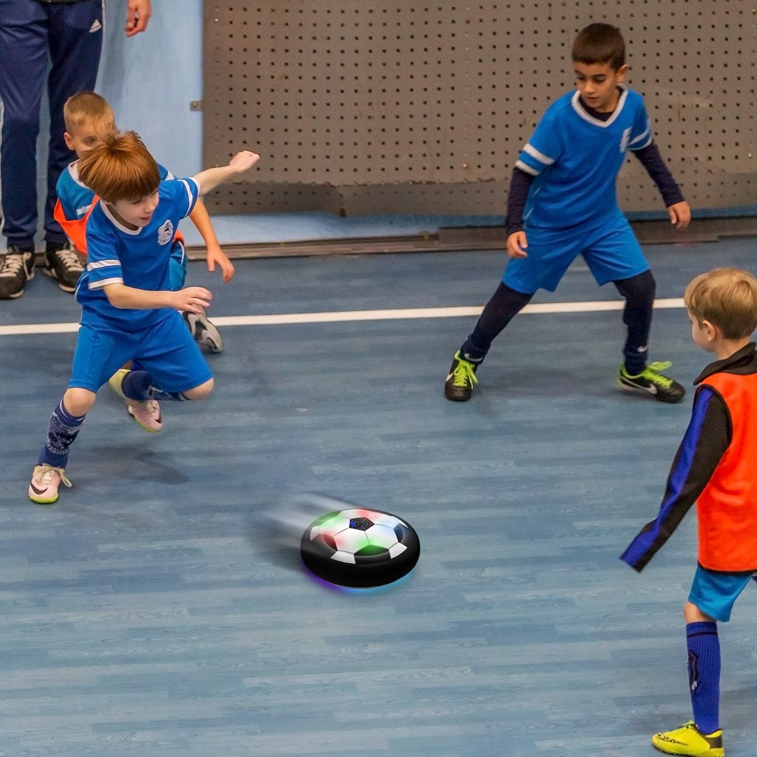LED Hover Soccer Ball – Air Power Floating Football Toy for Indoor & Outdoor Kids Training Game with Soft Foam Bumper & Lights