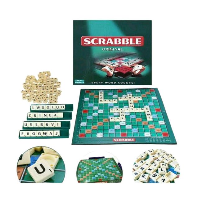 All in One Board Games Set Chess Checkers Ludo Monopoly Scrabble Poker Draught Family Fun Game Package for Kids & Adults