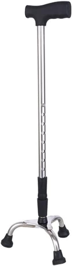 Adjustable Tripod Walking Stick – Stable 3-Leg Walking Cane for Elderly Support Foldable Height Adjustable Mobility Aid