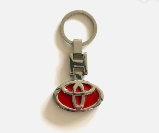 Toyota Emblem Keyholder – Stylish Metal Car Logo Keychain Accessory for Car Keys, House Keys & Everyday Carry