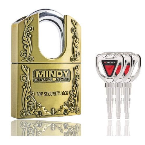 Heavy Duty Security Padlock – Hardened Top Security Lock for Gates, Doors, Storage Units & Outdoor Use Anti-Theft Durable Lock