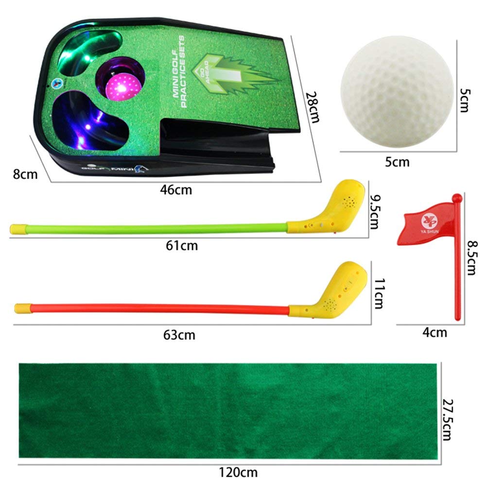 Kids Mini Golf Set with Clubs – Indoor & Outdoor Golf Toy Set for Children, Fun Sports Game for Training Coordination & Family Play