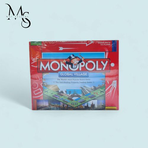 Monopoly Global Village Board Game – Classic Property Trading Family Game Set for Kids and Adults Indoor Strategy Entertainment