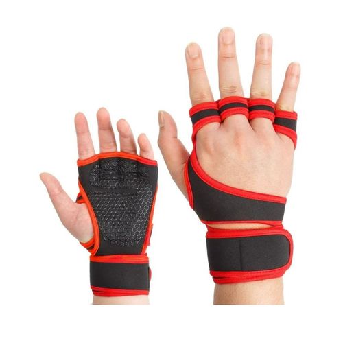 Weightlifting Gloves with Wrist Support – Gym Training Gloves Anti-Slip Fitness Gloves for Gym Workout Weight Lifting & Cross Training