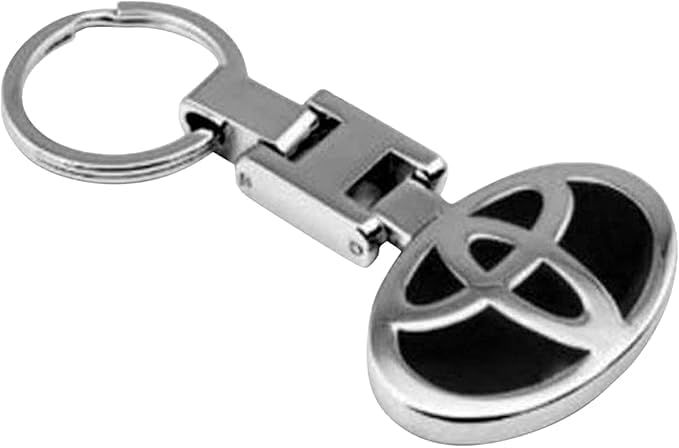 Toyota Emblem Keyholder – Stylish Metal Car Logo Keychain Accessory for Car Keys, House Keys & Everyday Carry