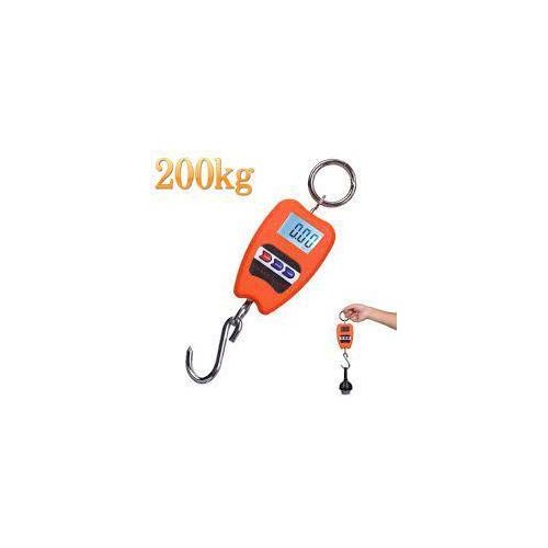 200KG Digital Hanging Scale with Accurate Sensors – Portable Mini Crane Scale with Hooks for Farm, Butchery, Fishing & Outdoor Weighing