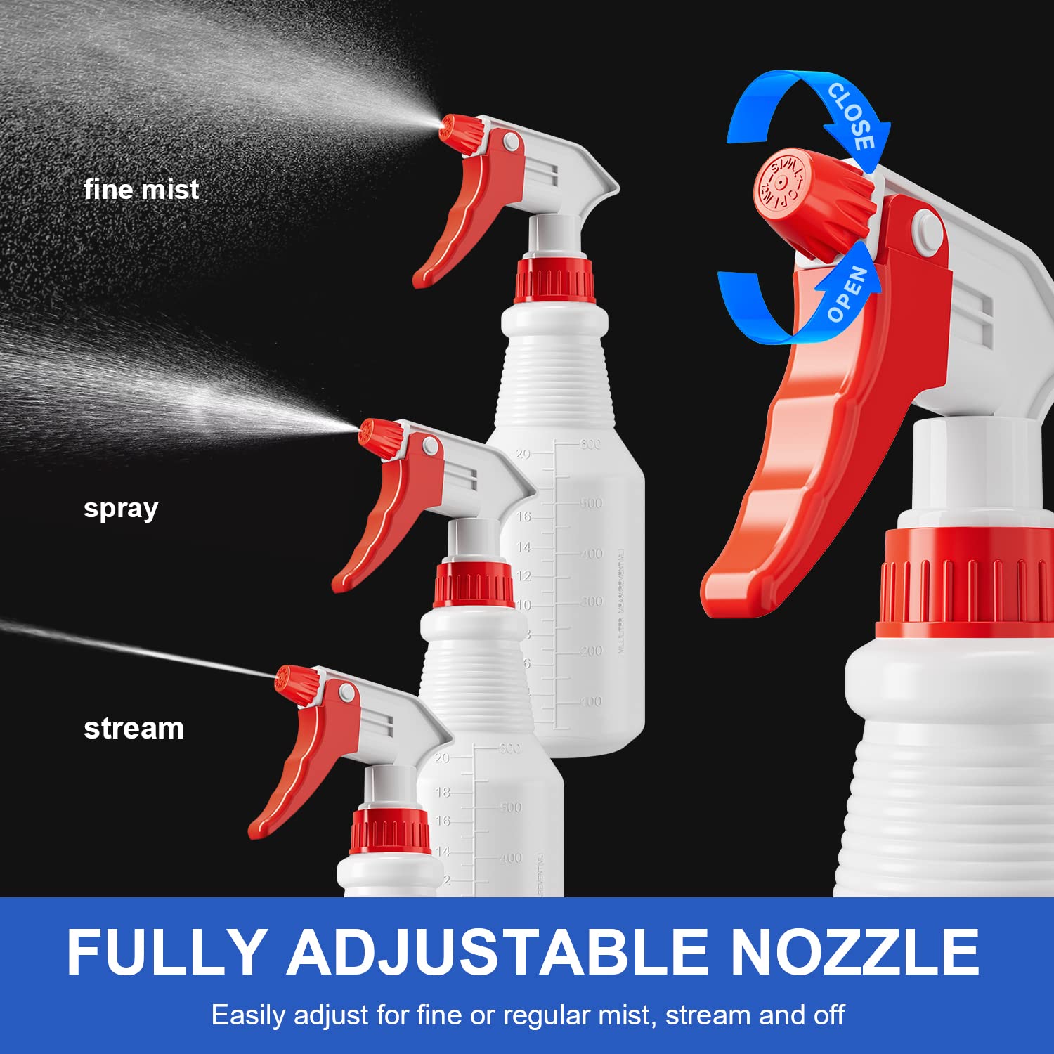 1L Spray Bottle Multi-Purpose Water Sprayer – Hand Pressure Pump Bottle for Cleaning, Gardening, Car Wash & Home Use