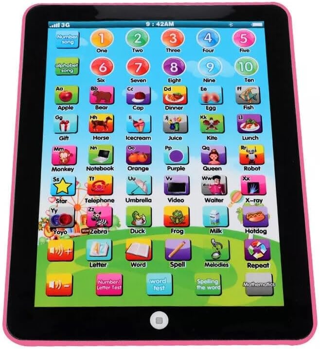 Children Learning Tablet Educational Toy – Interactive Early Learning Tablet for Kids with Letters, Numbers, Music & Educational Activities