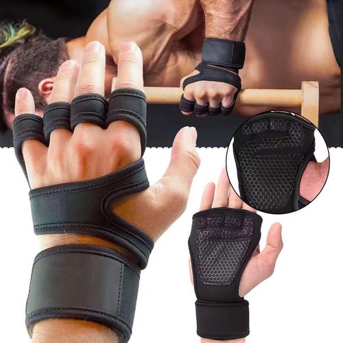 Weightlifting Gloves with Wrist Support – Gym Training Gloves Anti-Slip Fitness Gloves for Gym Workout Weight Lifting & Cross Training