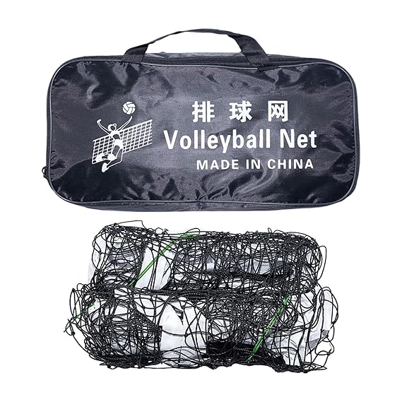 Volleyball Net Set with Free Professional Volleyball Complete Outdoor Indoor Volleyball Kit for Training Beach Backyard Sports Set