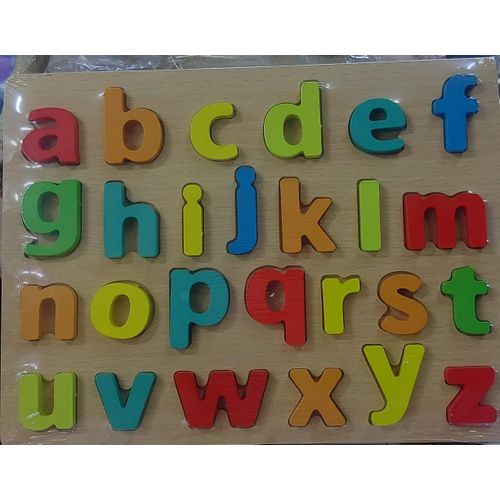 Wooden Alphabet small Letter Board – Educational Learning Toy for Kids Early Writing, Reading & Letter Recognition Practice